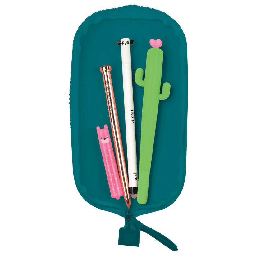 Legami - Astuccio in Morbido Silicone - Cute! nel colore verde Petrolio (PCS0004) - 4