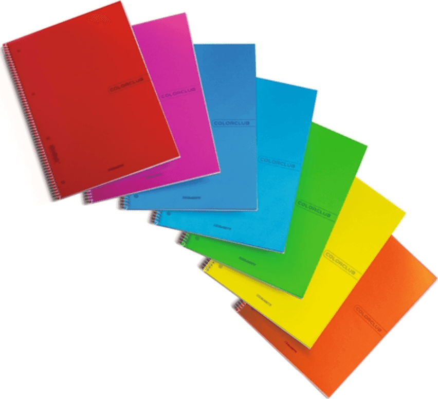 Blasetti - Quaderno Spiralato con fori A5 rigatura 1R copertina in PPL colorata 70 fogli Colori Assortiti (6522)