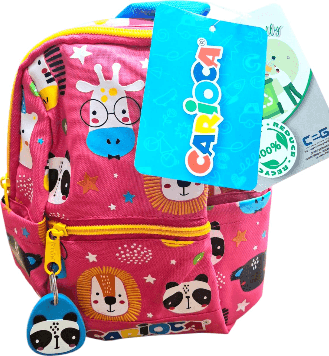 Carioca - Zainetto Animal Rosa - CM 24,5x17,5x9,5 (413504)