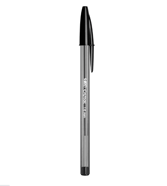 Bic - Penna a sfera Cristal Large 1.6mm Nero - 2