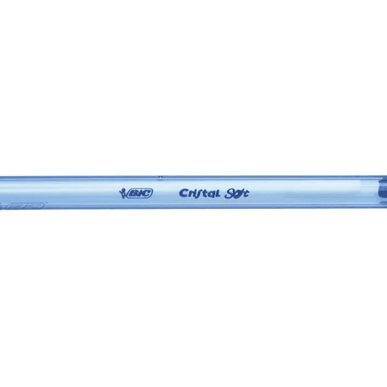 Bic - Penna a Sfera Cristal Soft Punta Media da 1.2 mm Blu - 3