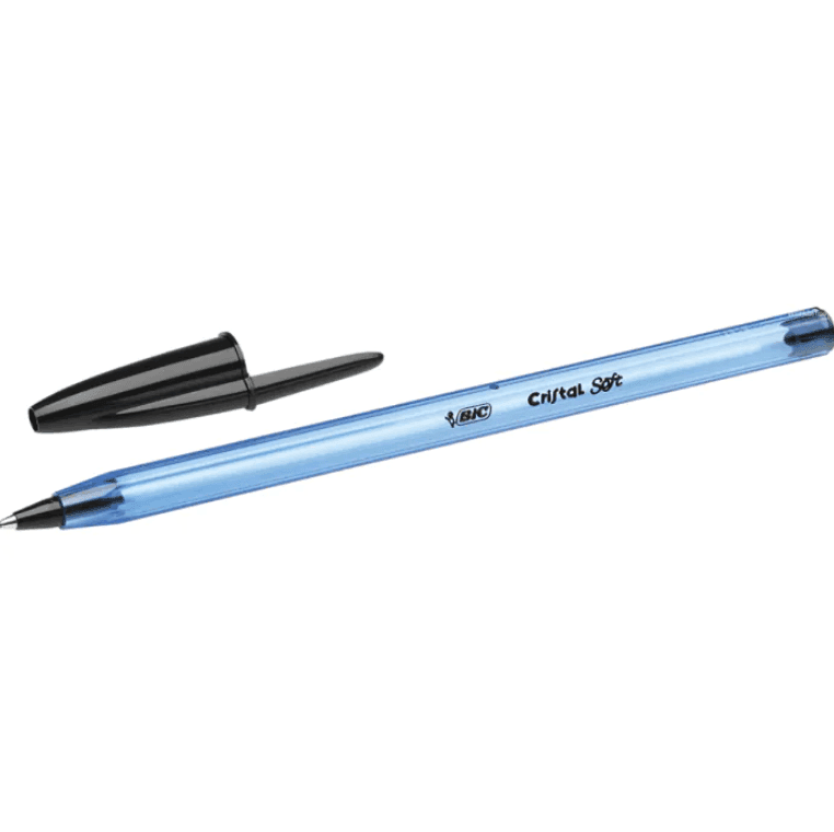 Bic - Penna a Sfera Cristal Soft Punta Media da 1.2 mm Conf. 50 pz Nero - 2