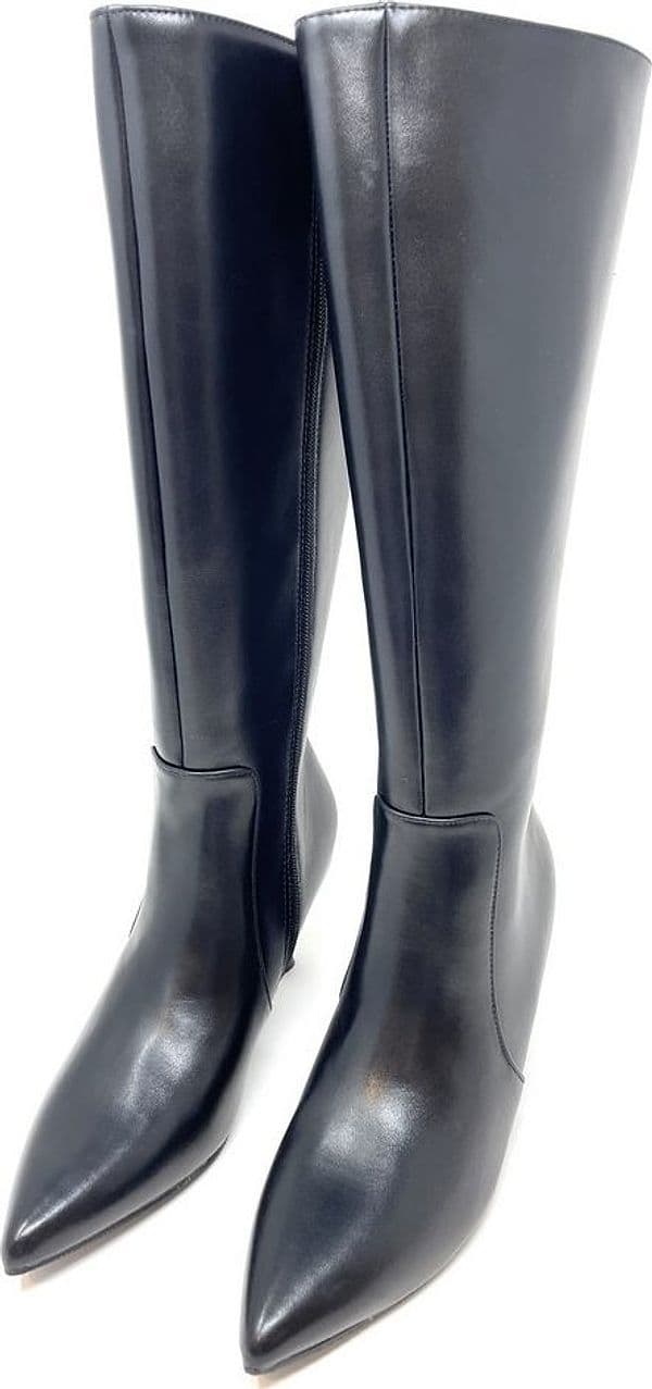 Francesco Milano stivali donna in pelle nero H16-03A - 2