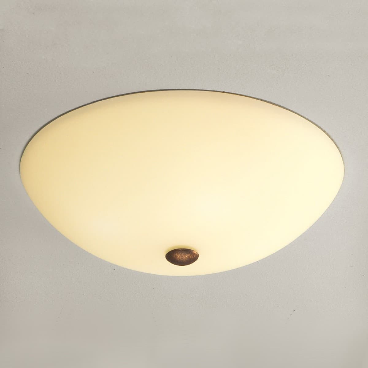 Plafoniera classica LAM 3460 3PL E27 LED vetro lampada soffitto - 2
