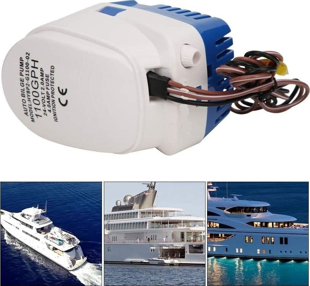 Pompa automatica idraulica di sentina HYBP2-G1100-02, Pompa per yacht ad acqua - 3