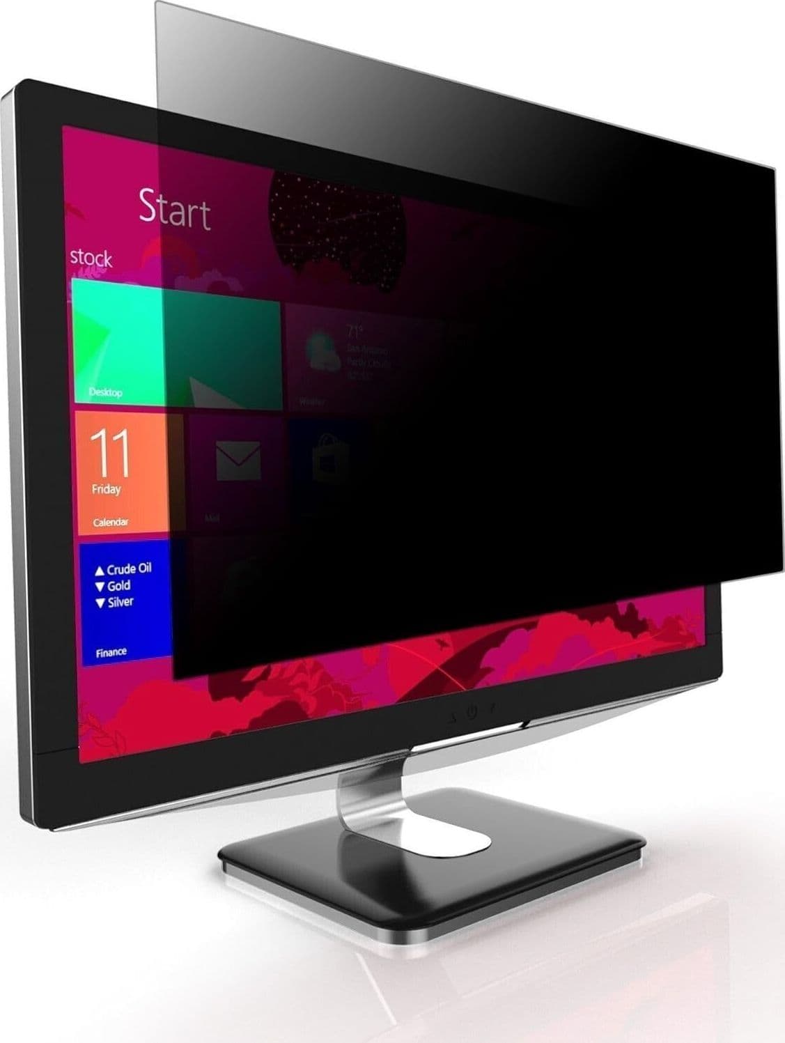 V7 PS23.6W9A2-2E 23,6 " Filtro privacy (16:9, 52.0 x 29,2 cm / 20,47 x 11,50 - 6