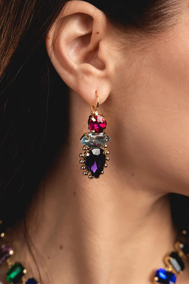 MYA ACCESSORIES | Orecchini con cristalli - 3