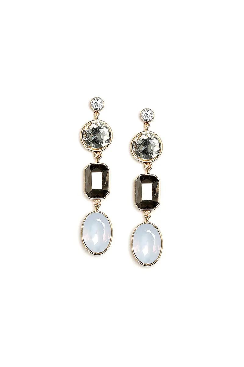 MYA ACCESSORIES | Orecchini links con cristalli - 2