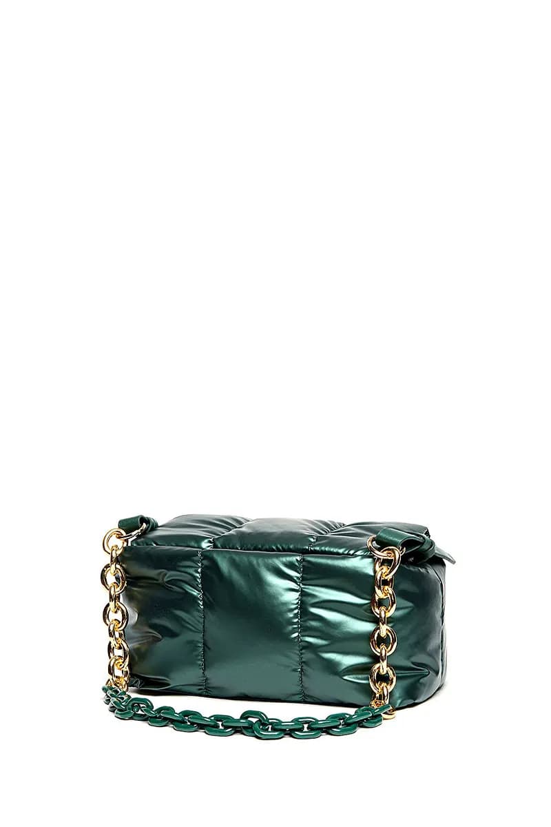 MYA ACCESSORIES | Borsa piumino con catena - 3