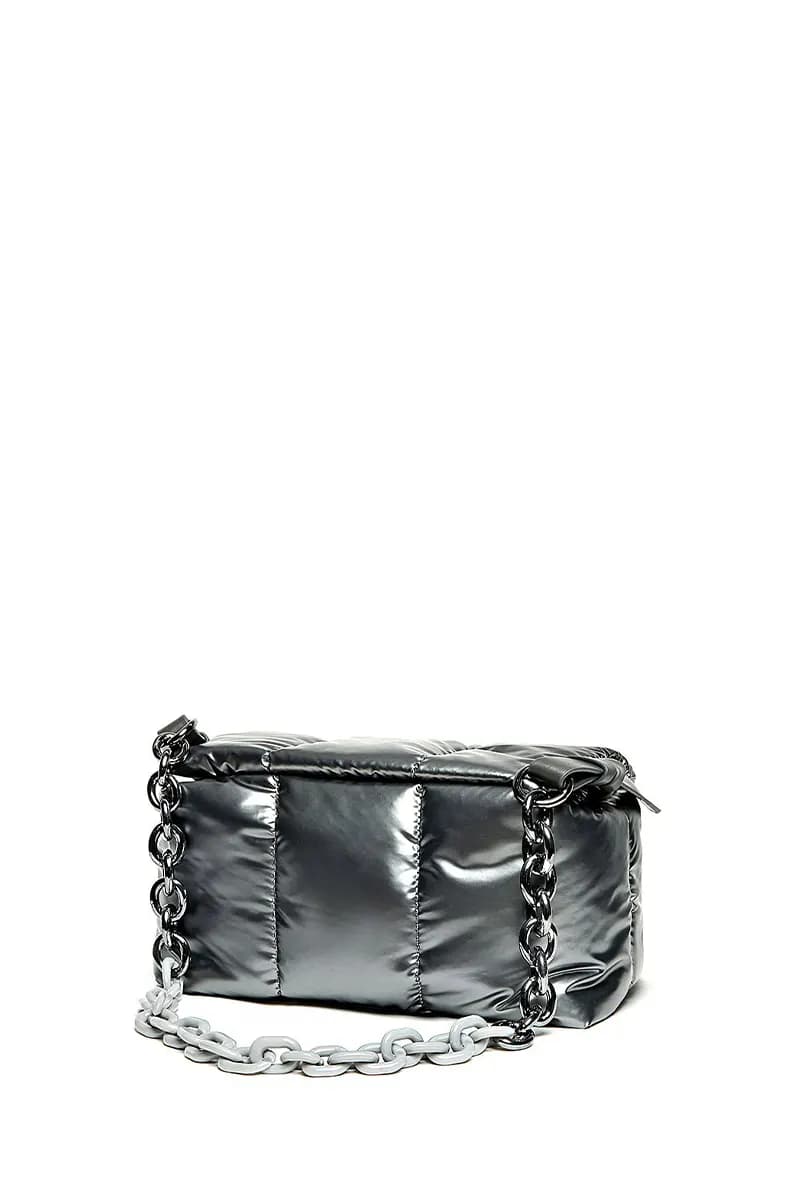 MYA ACCESSORIES | Borsa piumino con catena - 3