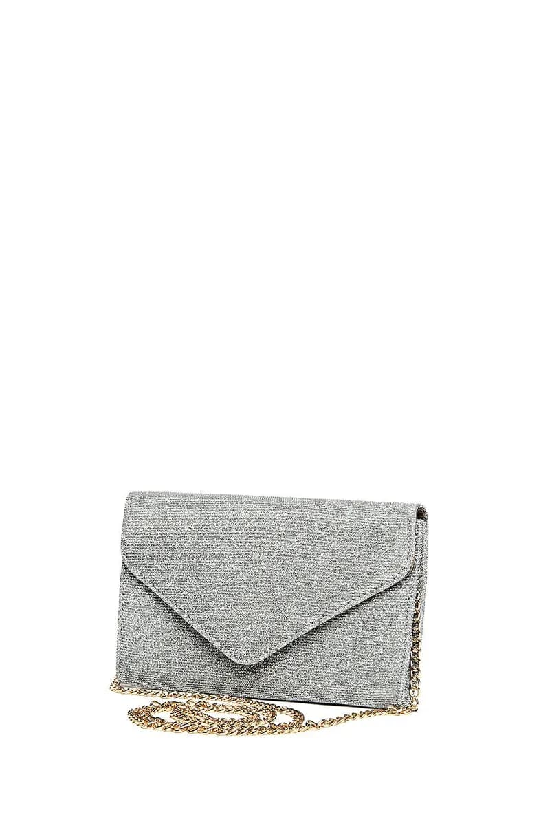 MYA ACCESSORIES | Pochette in tessuto brillantinato - 2