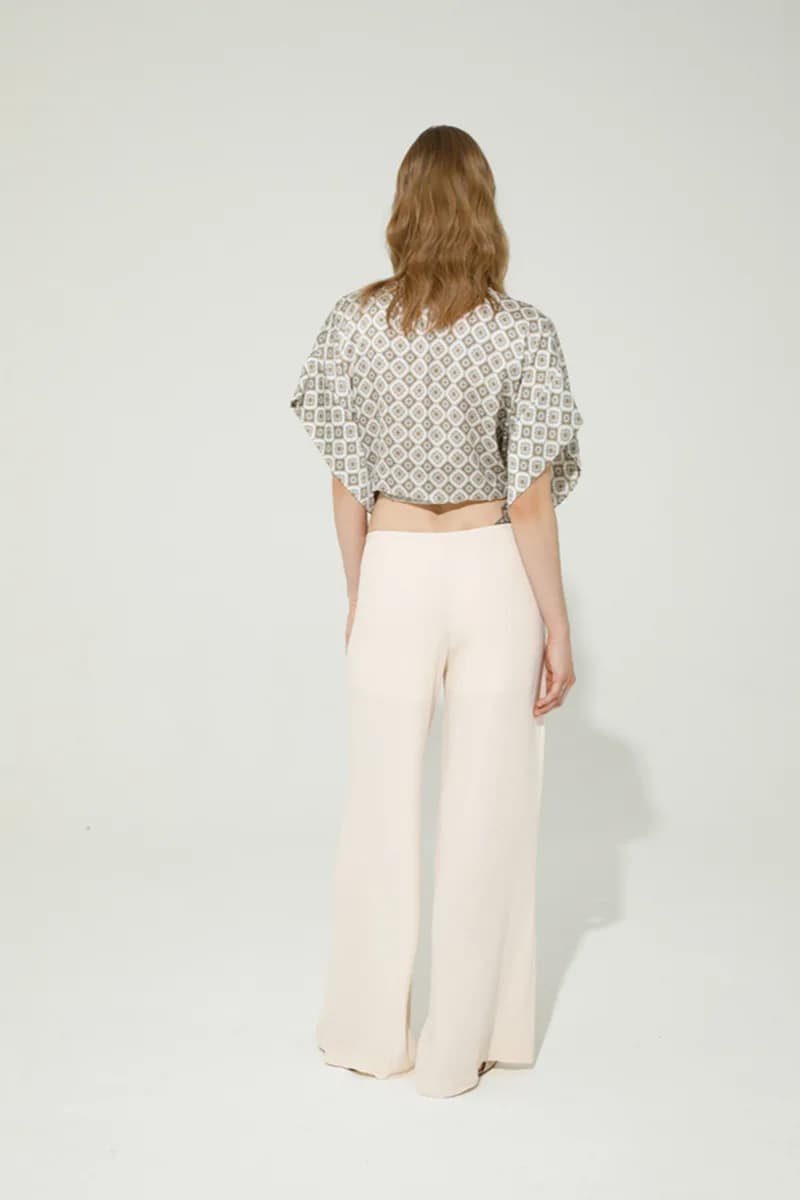 GOA GOA | Pantalone palazzo in tencel - 2