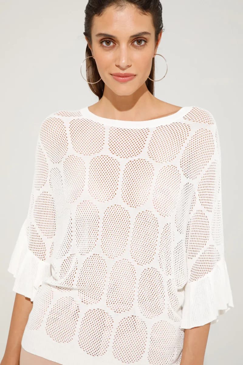 GOA GOA | Maglia maniche corte traforata - 6