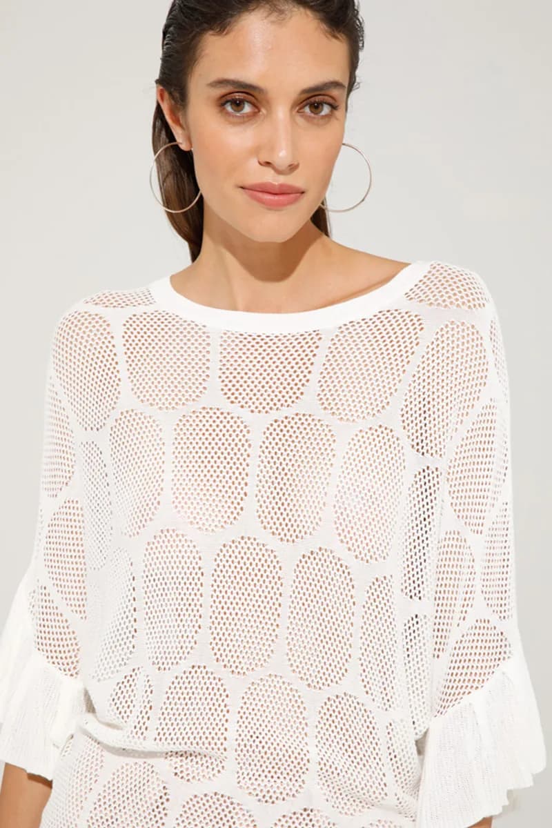 GOA GOA | Maglia maniche corte traforata - 5