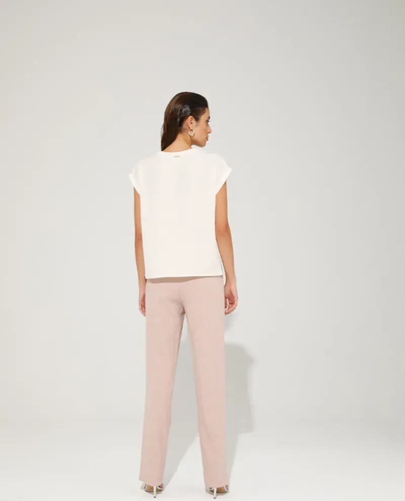 GOA GOA | T-shirt basica scollo rotondo in tencel - 2