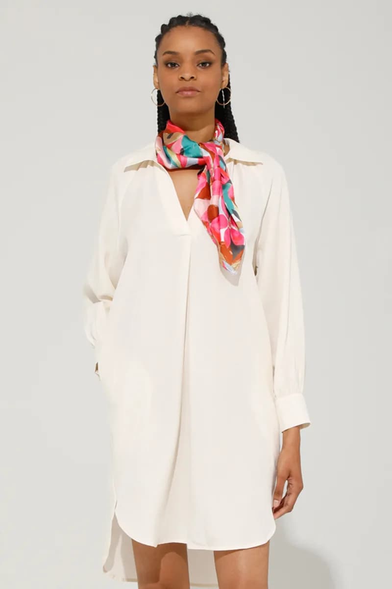 GOA GOA | Abito corto chemisier in tencel - 6
