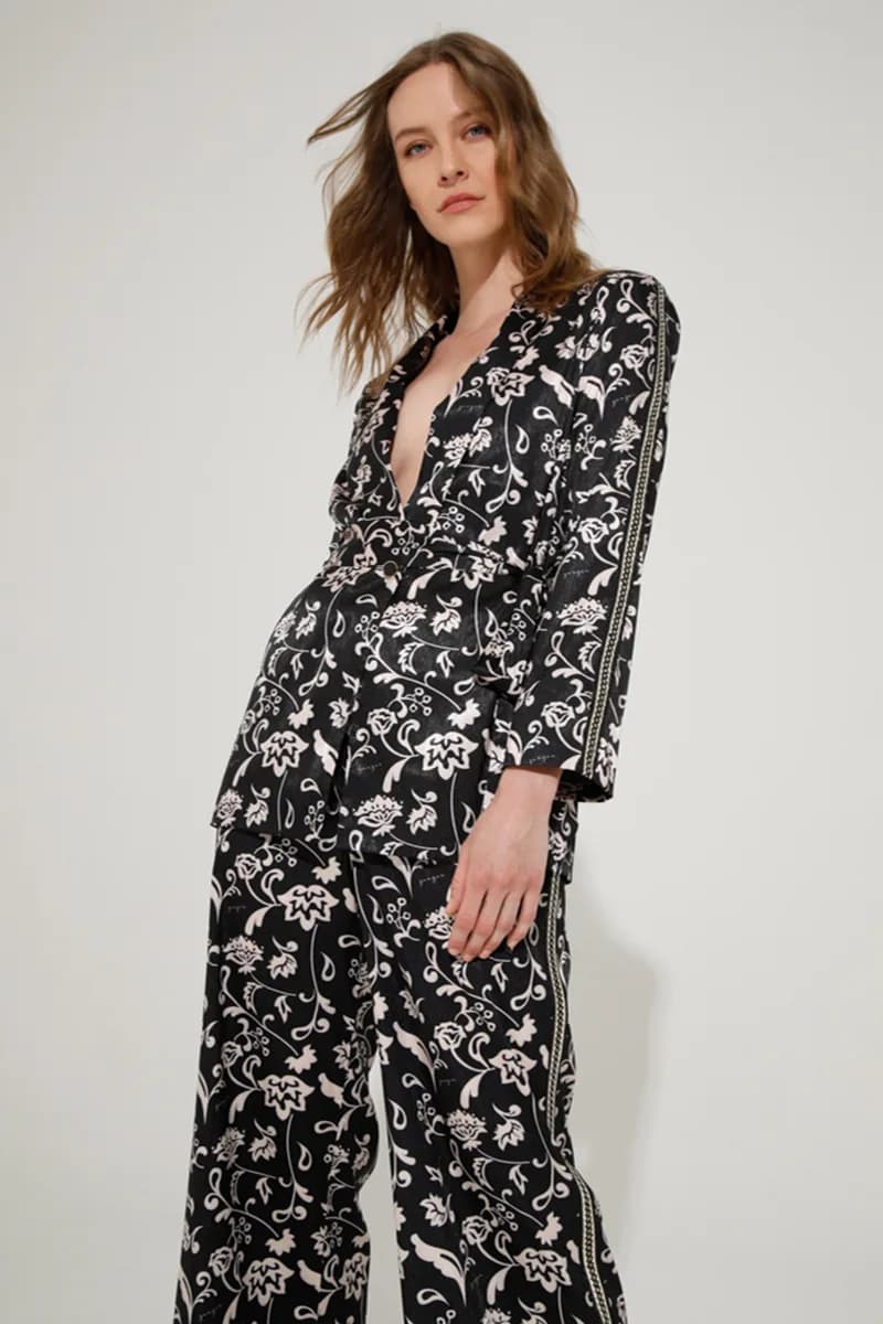 GOA GOA | Giacca kimono in raso stampato - 5