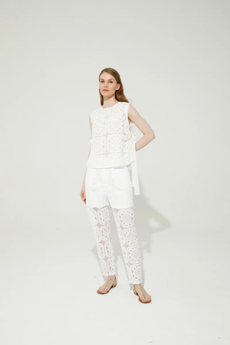 GOA GOA | Blusa quadrata in pizzo - 4