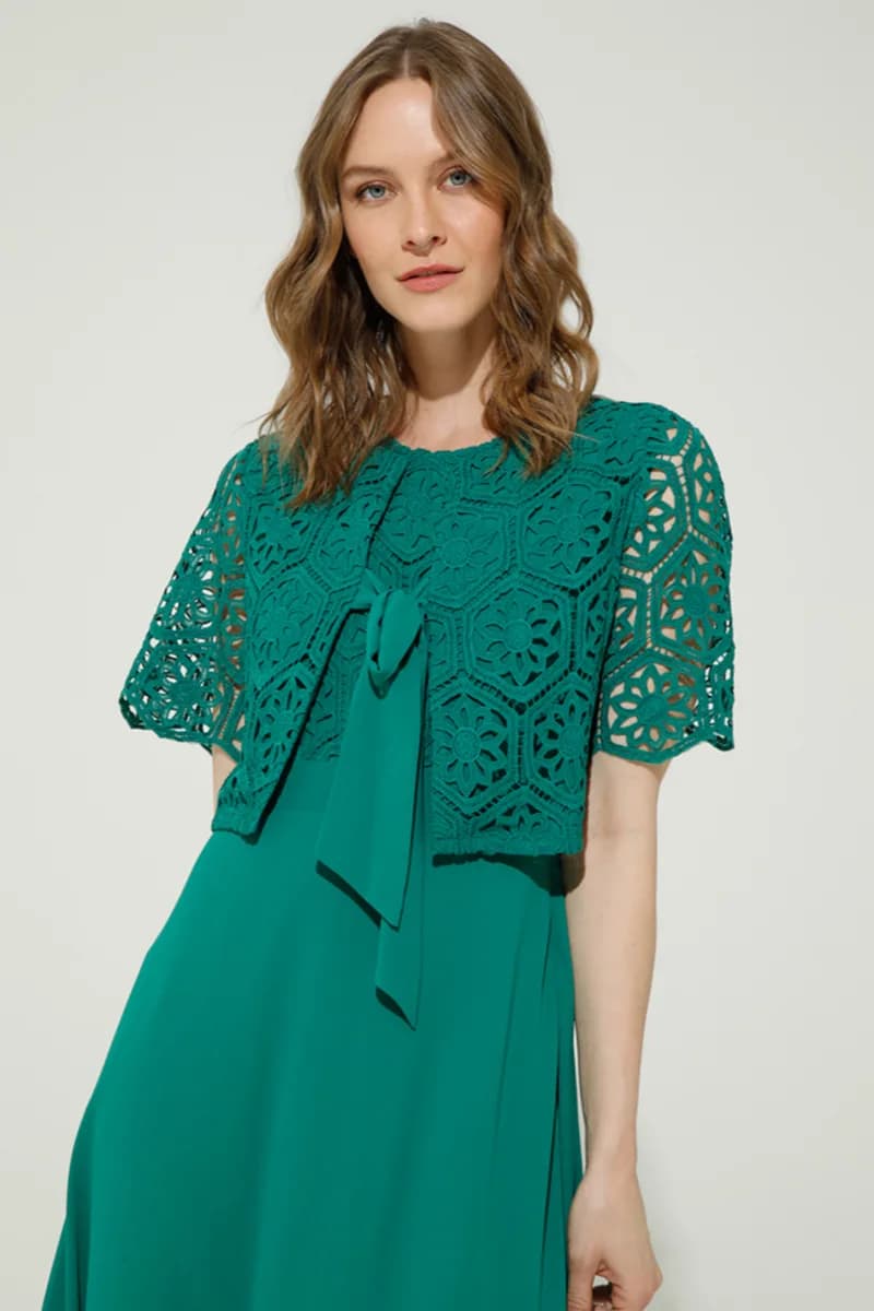 GOA GOA | Giacchino elegante in pizzo macrame