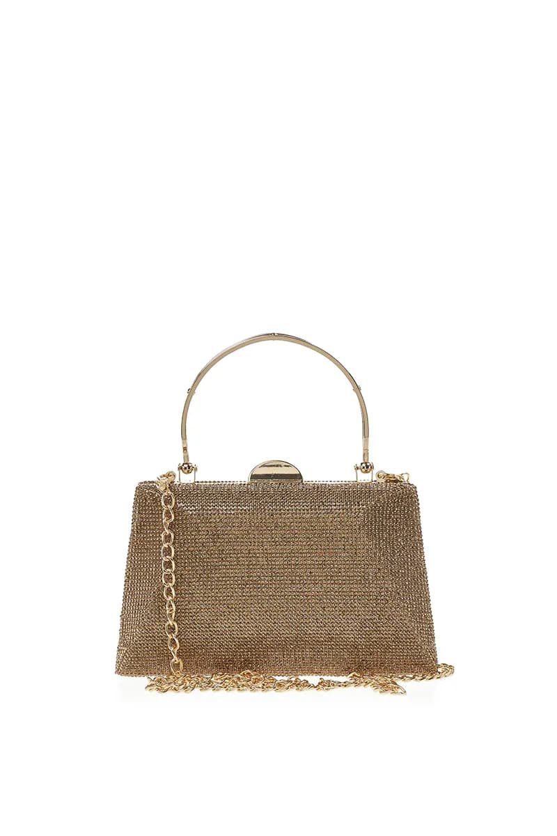 VERDE FASHION | Pochette strass manico rigido - 10