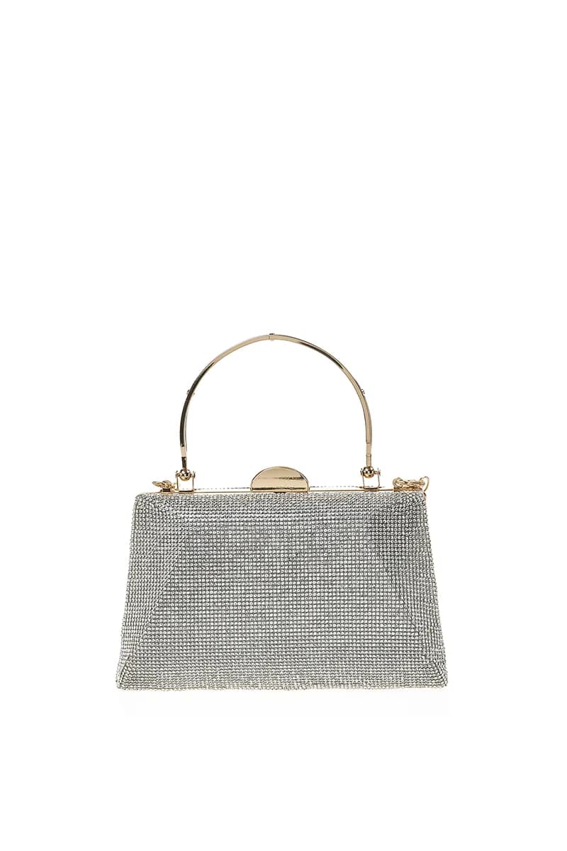 VERDE FASHION | Pochette strass manico rigido - 9