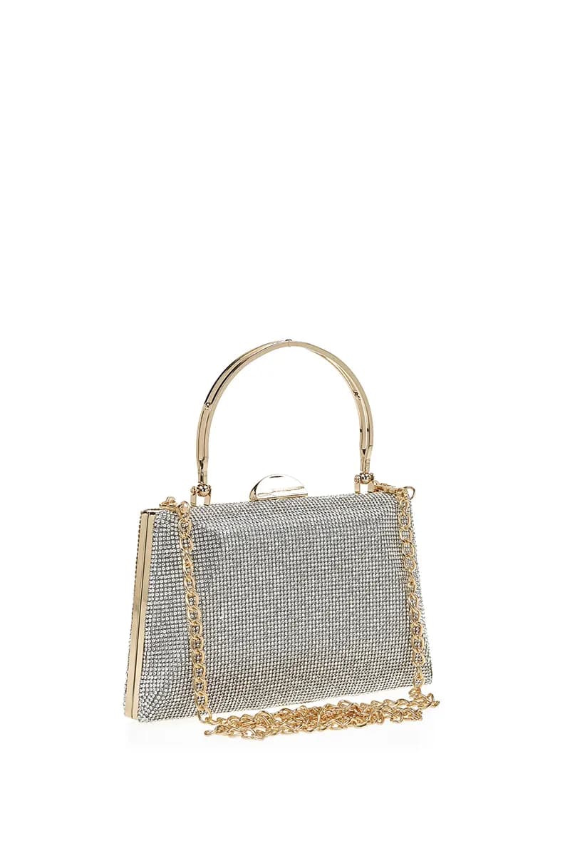 VERDE FASHION | Pochette strass manico rigido - 2