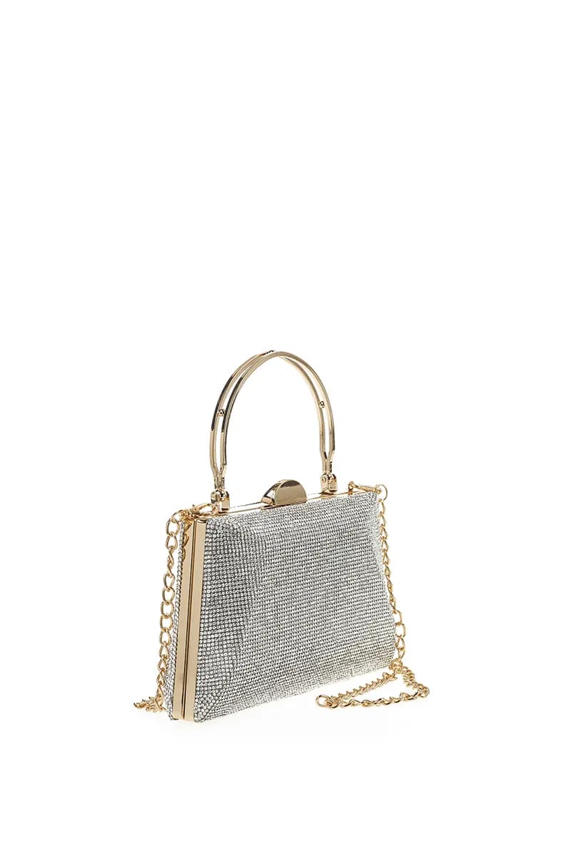 VERDE FASHION | Pochette strass manico rigido - 3