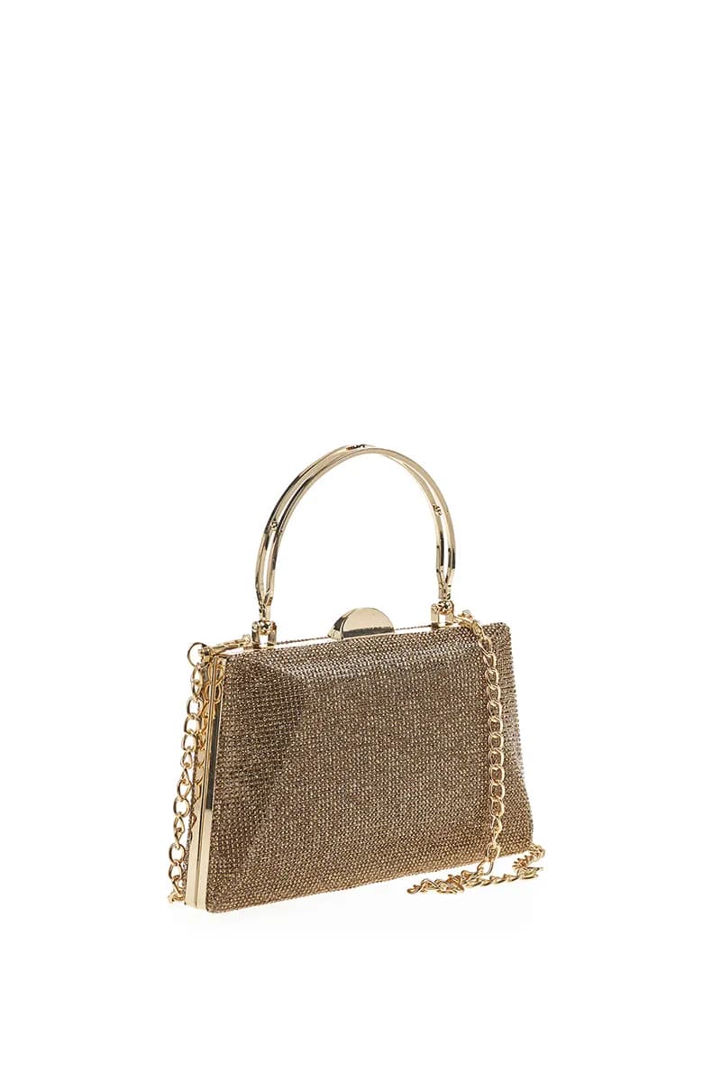 VERDE FASHION | Pochette strass manico rigido - 6