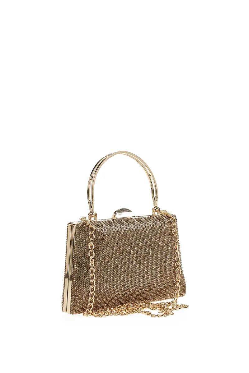 VERDE FASHION | Pochette strass manico rigido - 7