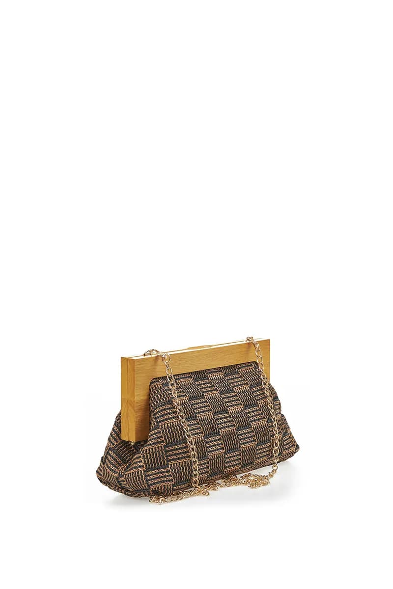 VERDE FASHION | Pochette paglia intrecciata - 6