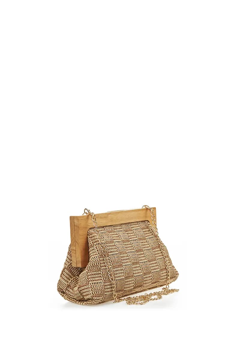 VERDE FASHION | Pochette paglia intrecciata - 10