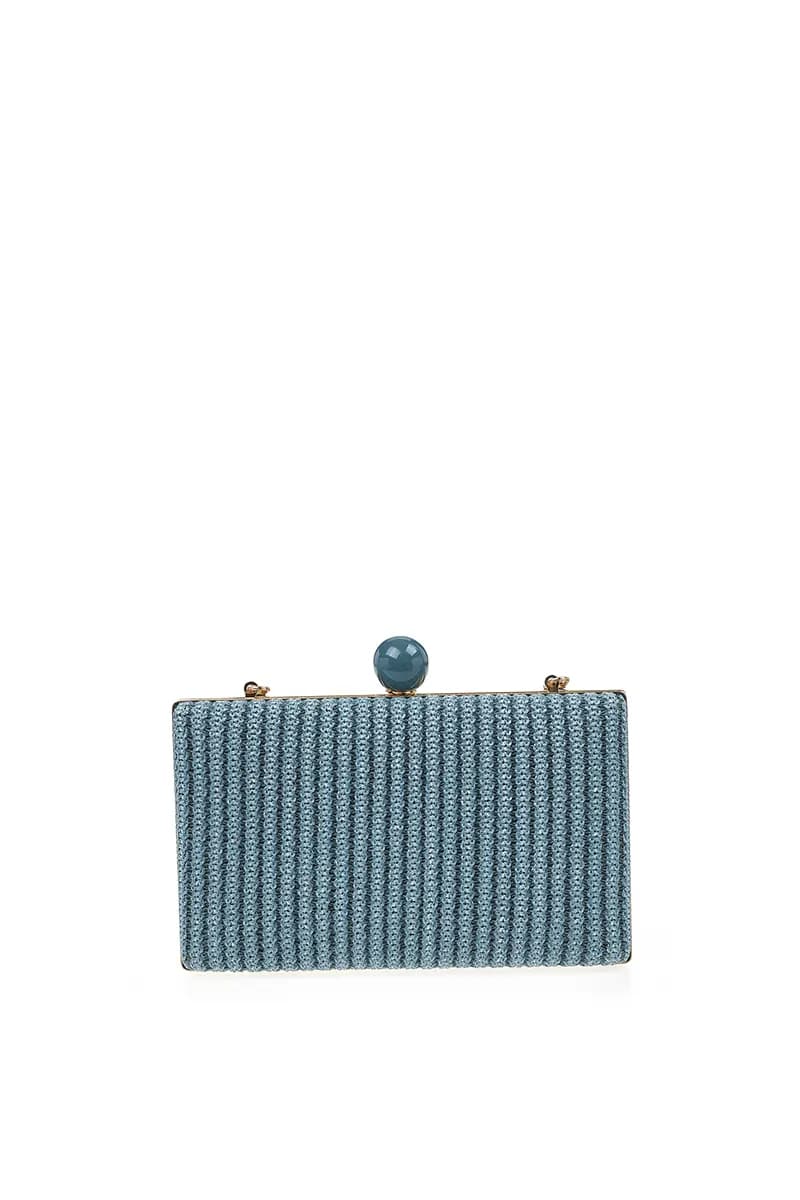 VERDE FASHION | Pochette paglia rettangolare - 9