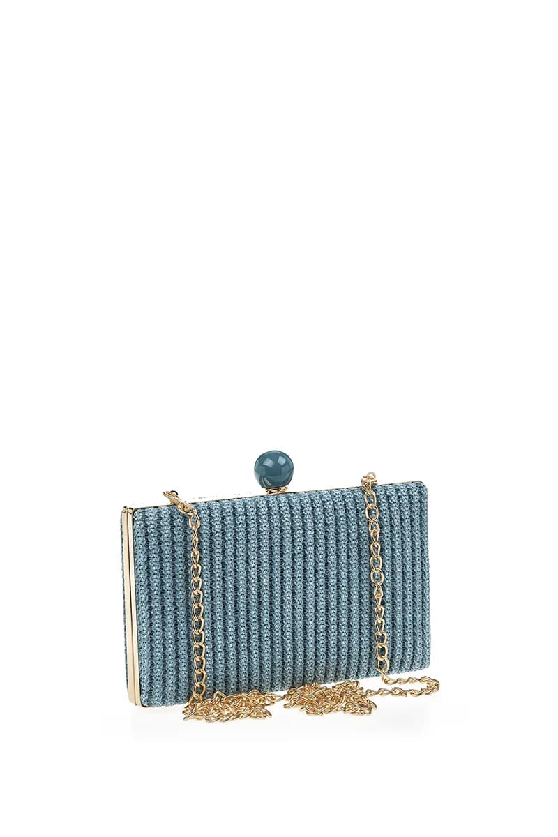 VERDE FASHION | Pochette paglia rettangolare - 10