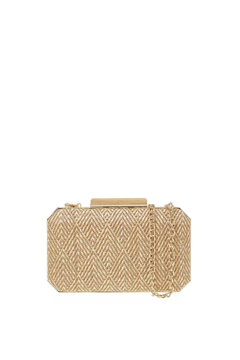 VERDE FASHION | Pochette paglia rombi - 20