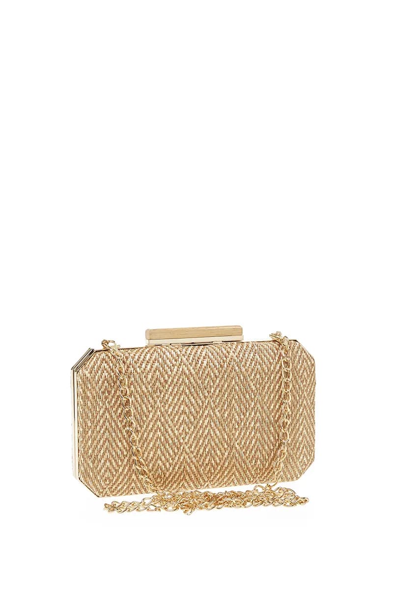 VERDE FASHION | Pochette paglia rombi - 15