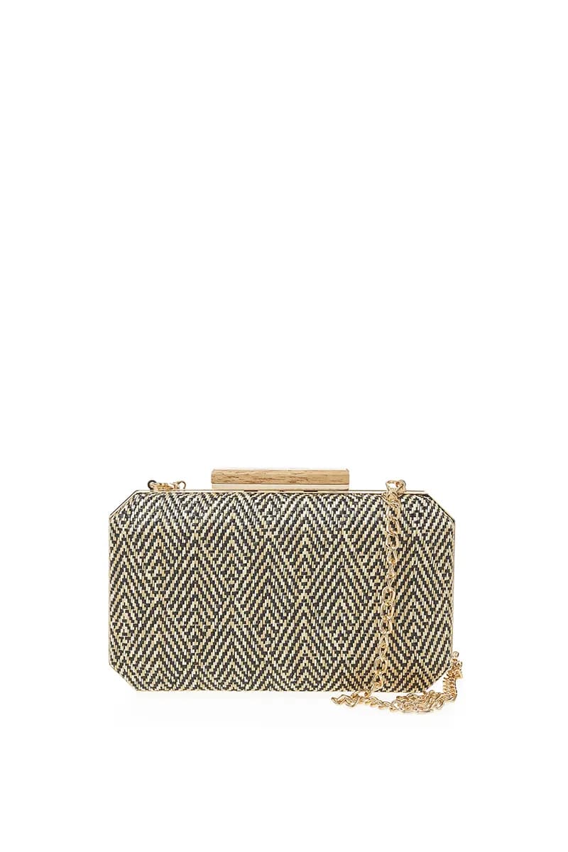VERDE FASHION | Pochette paglia rombi - 9