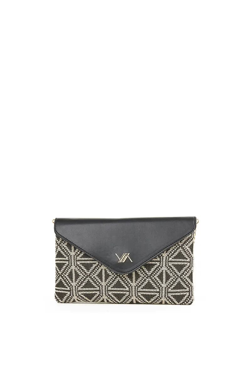 VERDE FASHION | Bustina paglia ed ecopelle - 3