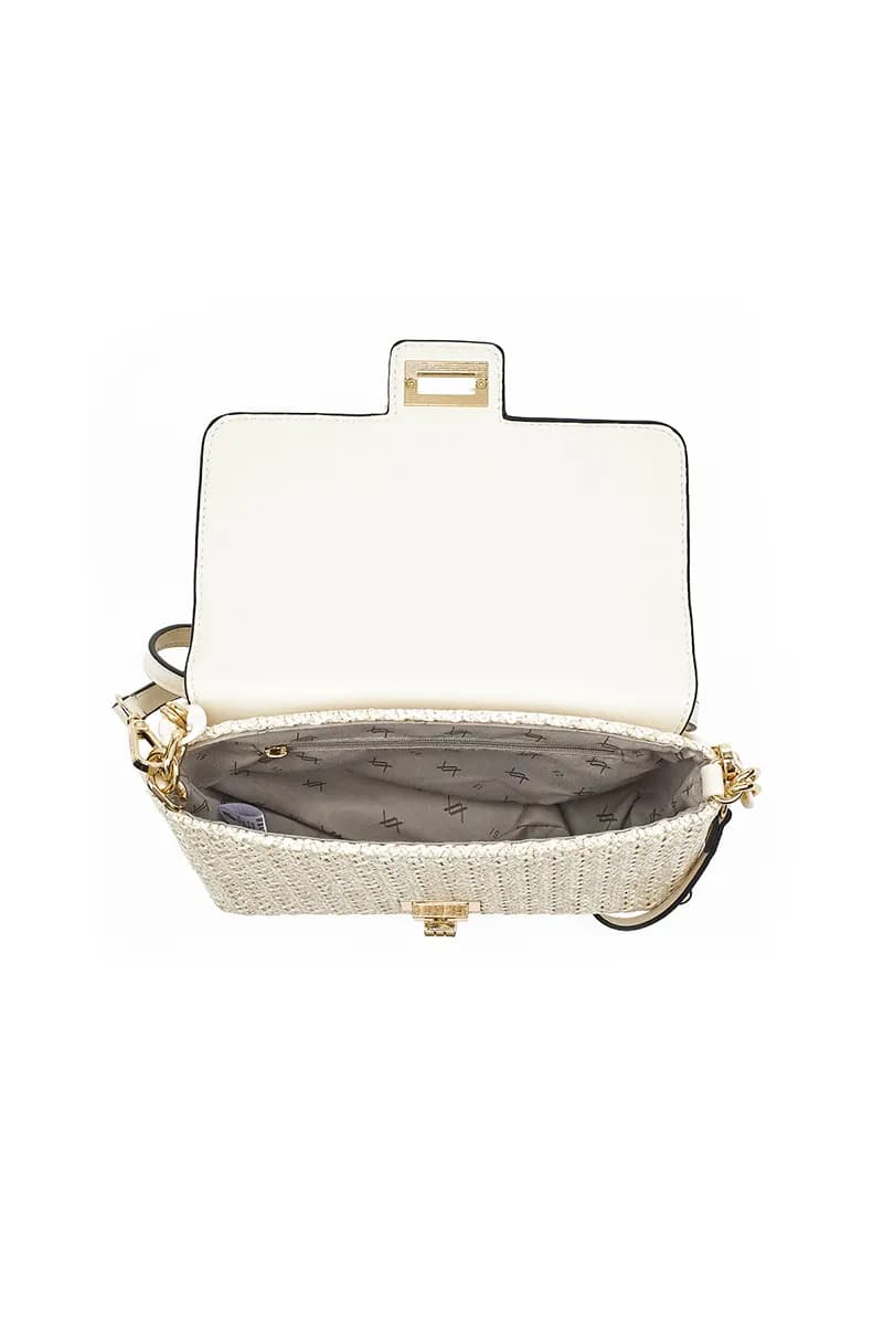 VERDE FASHION | Pochette paglia con patta - 12