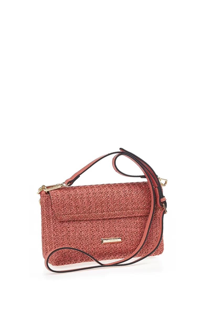 VERDE FASHION | Pochette paglia con patta - 14