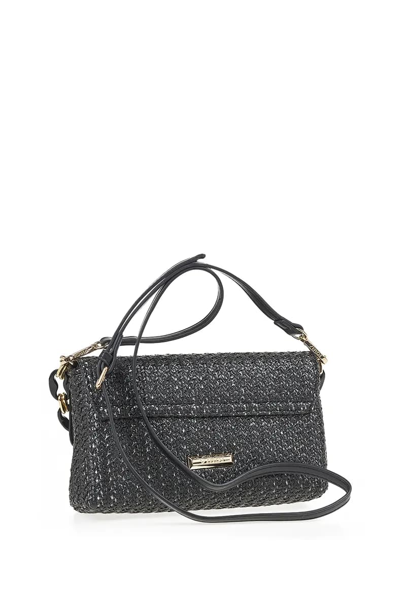 VERDE FASHION | Pochette paglia con patta - 6