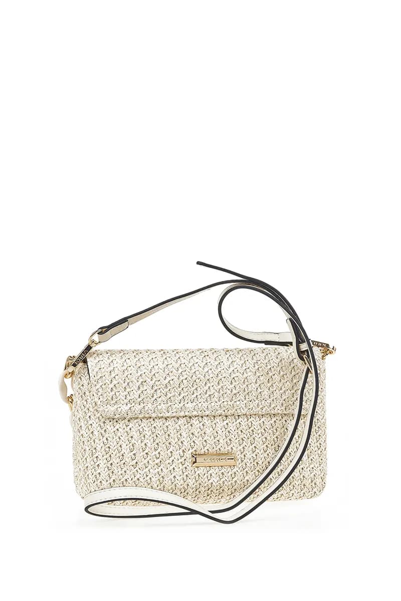 VERDE FASHION | Pochette paglia con patta - 10