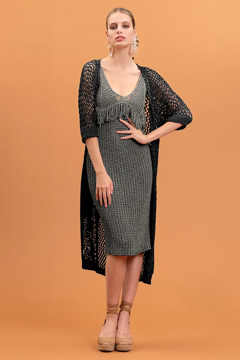NUALY DAILY | Cardigan traforato - 4