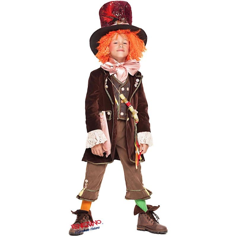 Costume carnevale cappellaio pazzo da 7 a 10 anni - veneziano 28067 - 3