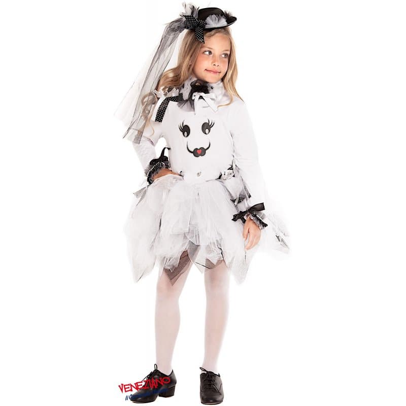 Costume carnevale fantasmina da 7 a 10 anni - veneziano 28041 - 3