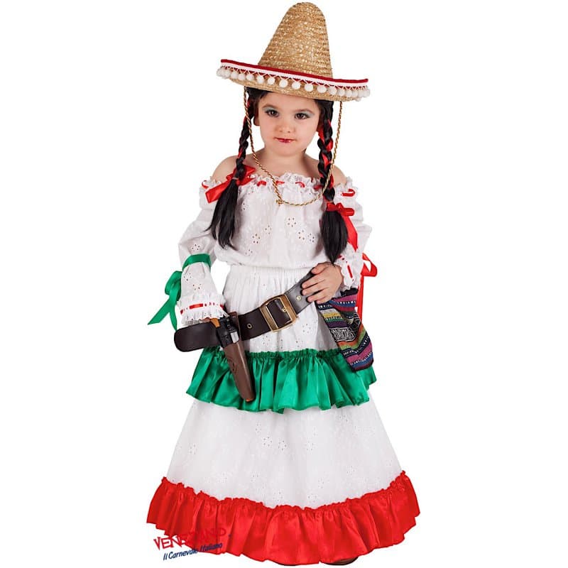 Costume carnevale carmenista da 7 a 10 anni - veneziano 5120 - 3