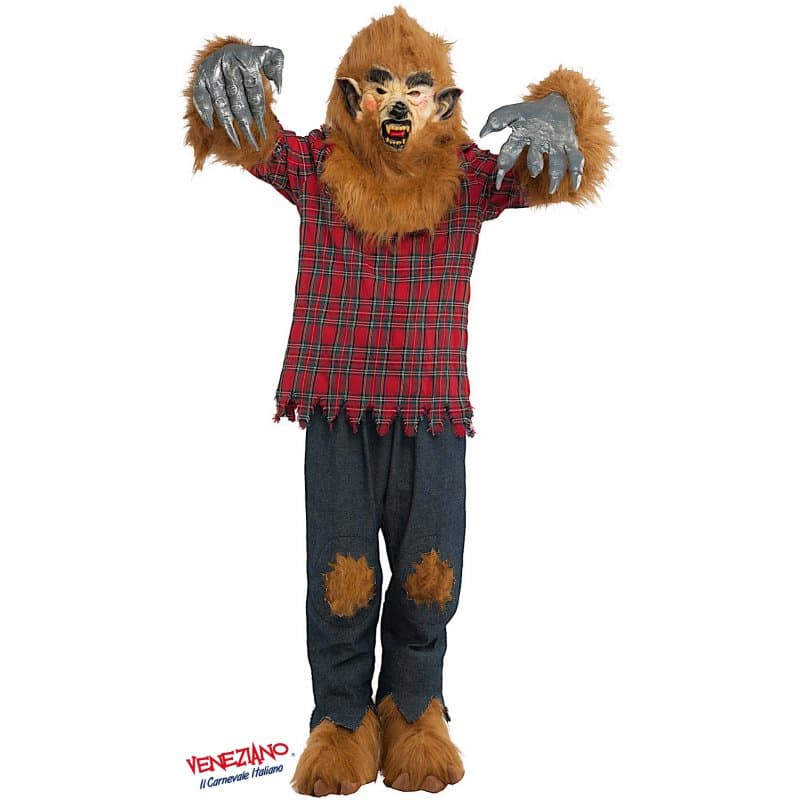 Costume carnevale ragazzo lupo da 12 a 16 anni - veneziano 53145 - 3