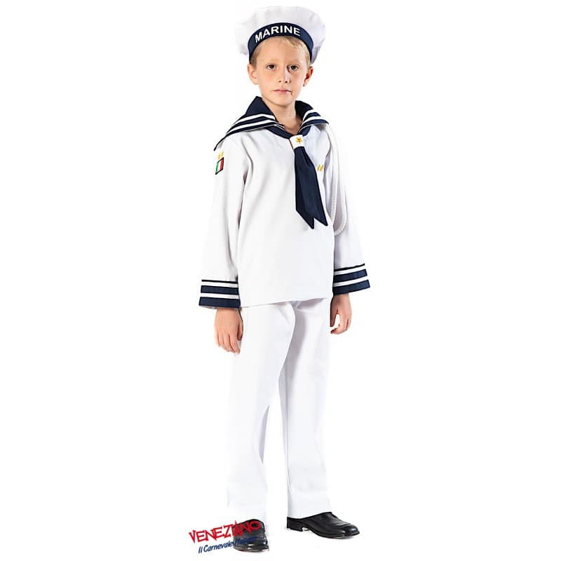Costume carnevale mister marinaio da 7 a 10 anni - veneziano 51159 - 3