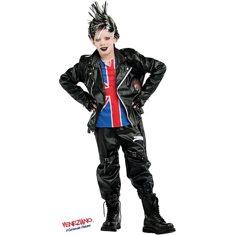 Costume carnevale punk da 12 a 16 anni - veneziano 53227 - 3