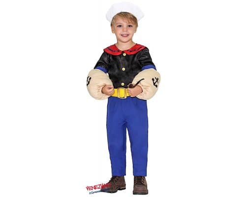 Costume carnevale piccolo marinaio da 4 a 6 anni - veneziano 51043 - 3