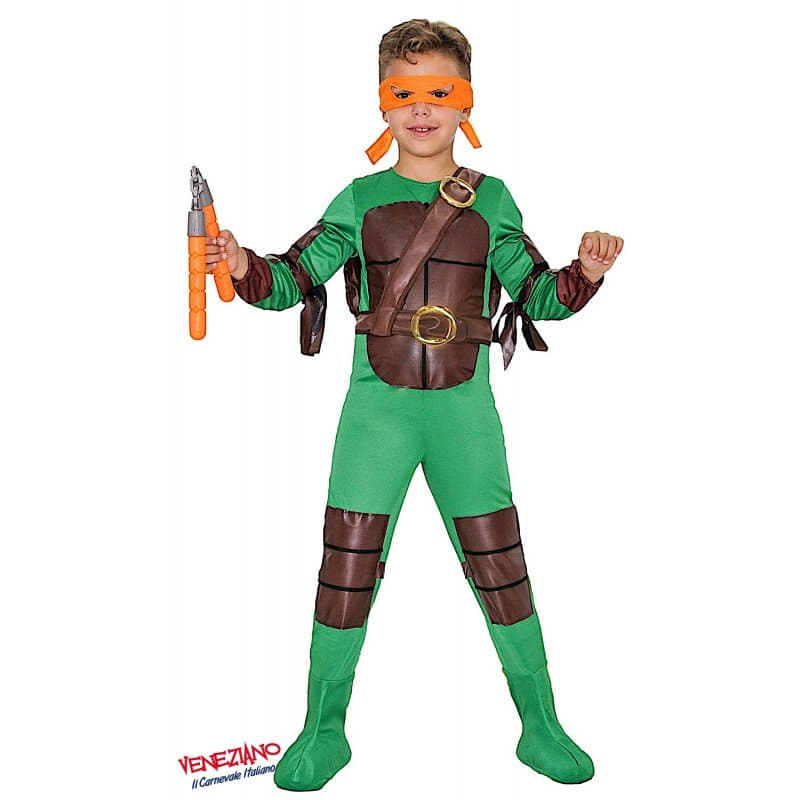 Costume carnevale tartaruga da 7 a 10 anni - veneziano 51045 - 3